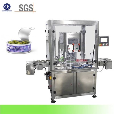 Automatic Fish Canning Tuna Sardines Tin Can Vacuum Seaming Machine