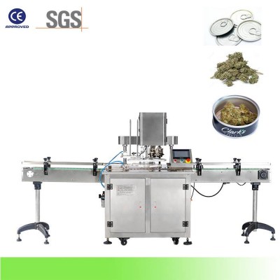 Automated Food Tin Can Sealing Seaming Canning Machine